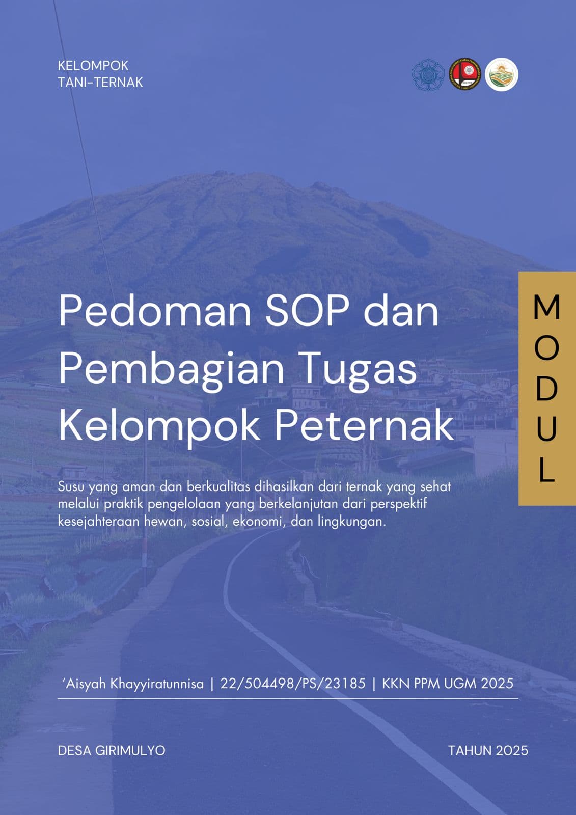Pedoman SOP dan Pembagian Tugas Kelompok Peternak