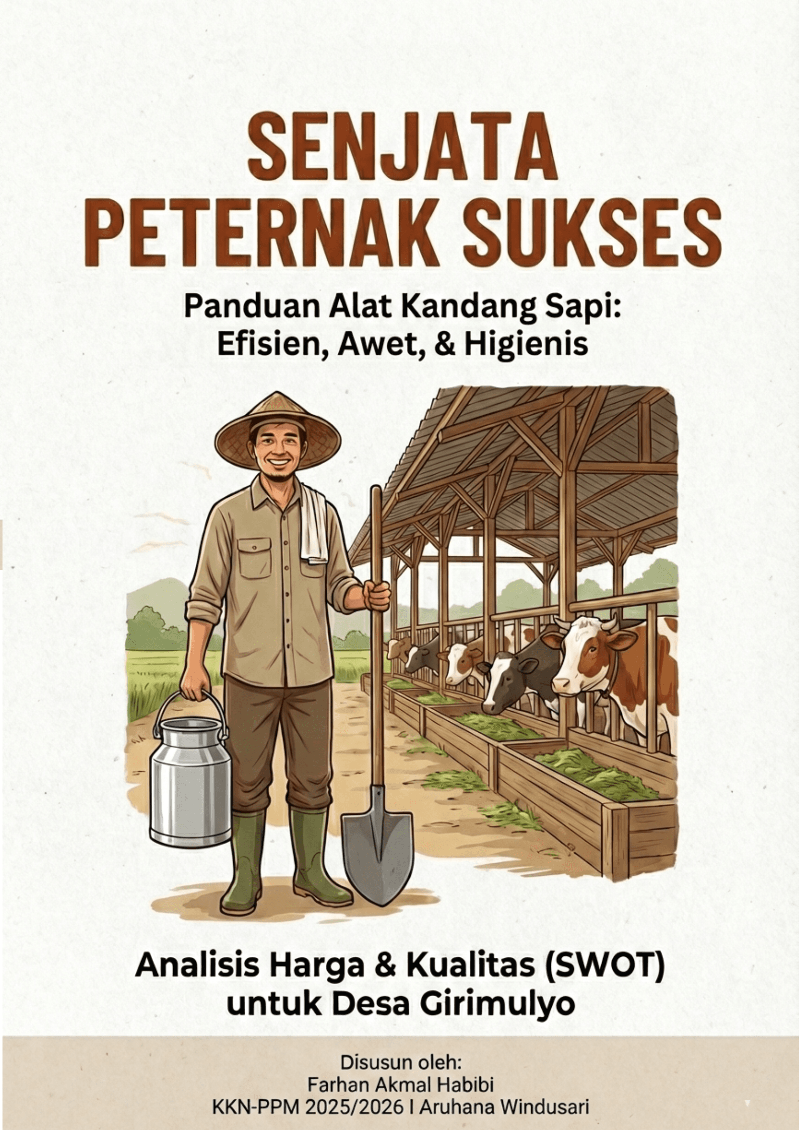 Panduan alat kandang sapi perah higenis